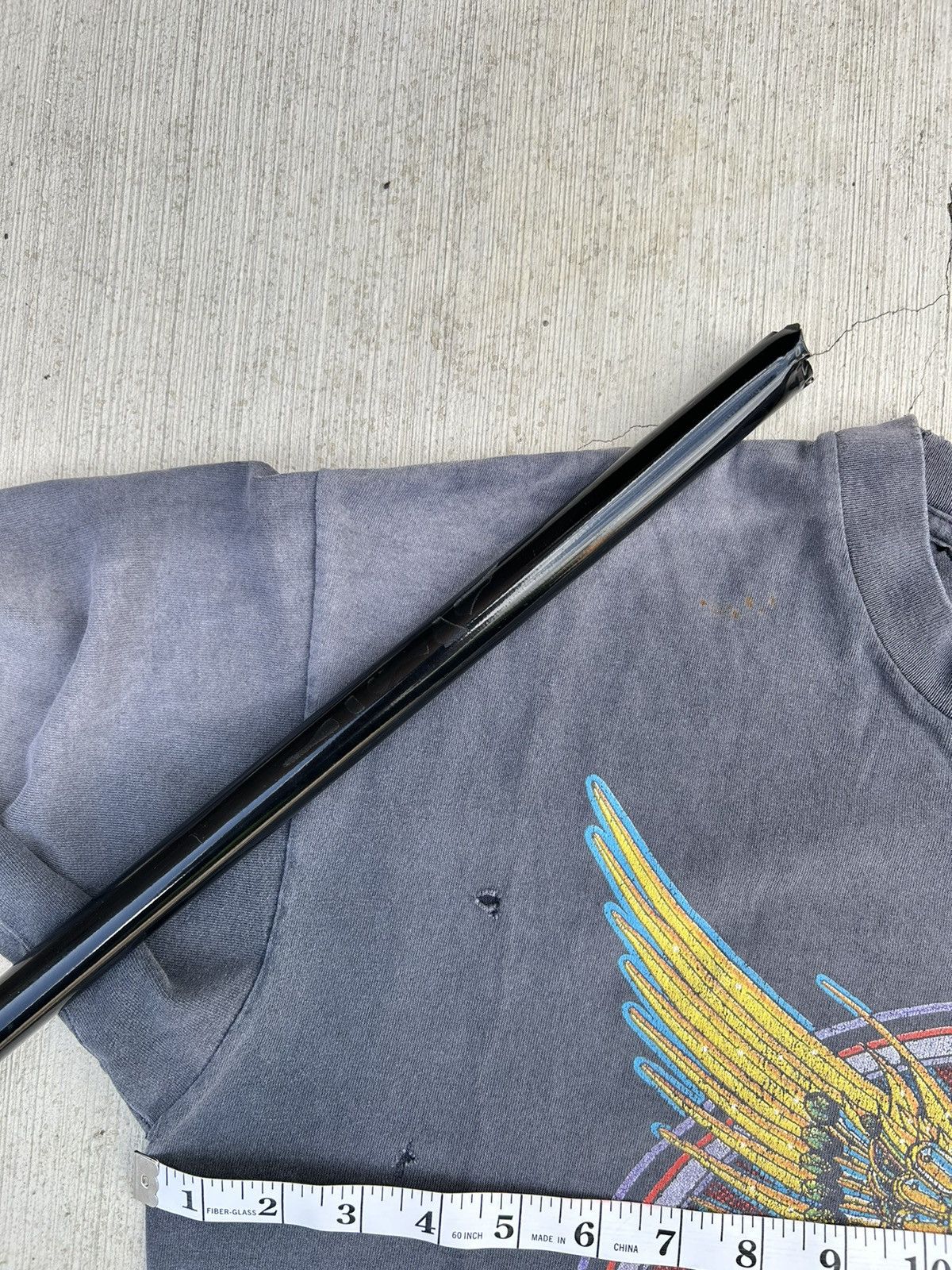 Harley Davidson SUPER FADED Black 90s Harley Davidson lightning graphic tee Size US XL / EU 56 / 4 - 4 Thumbnail