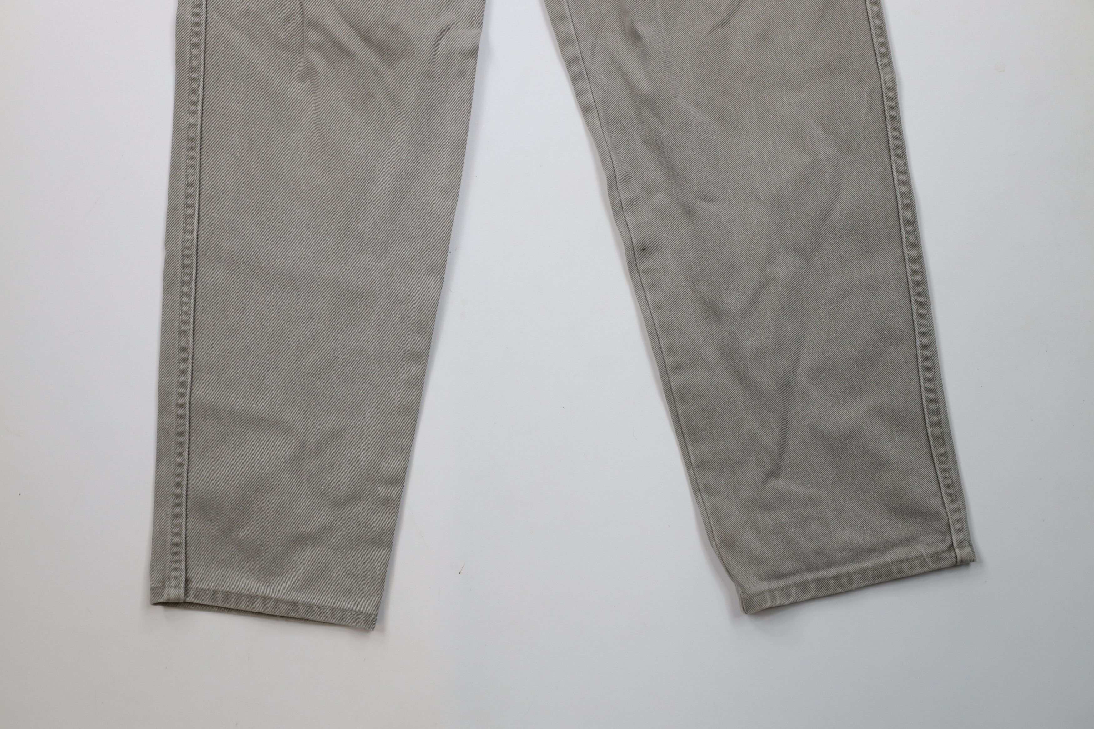 Eddie Bauer × Vintage Vintage 90s Eddie Bauer Leg Denim Jeans Gray Cotton USA Size US 32 / EU 48 - 4 Thumbnail
