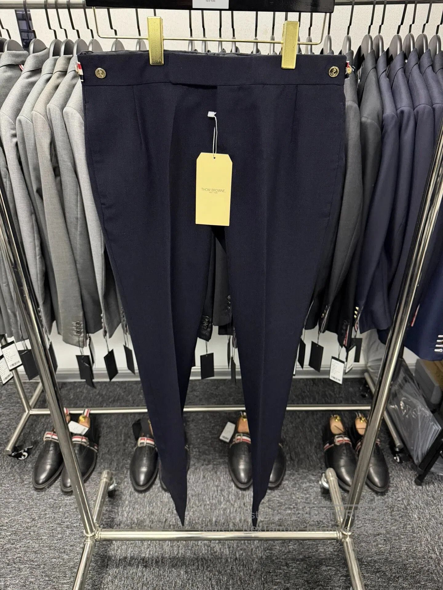 Thom Browne thom browne men’s classic navy trousers. Size US 30 / EU 46 - 1 Thumbnail