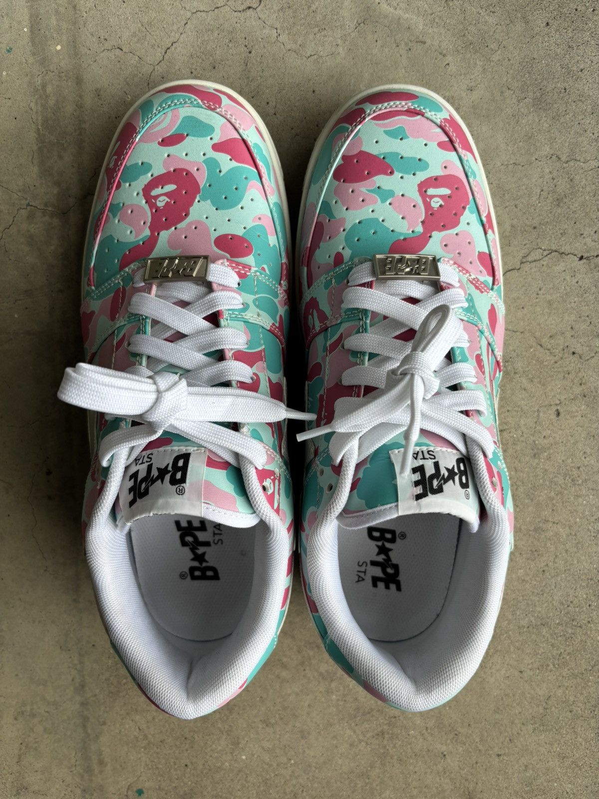 Bape Bapesta Low M2 Miami 1st Anniversary Size US 10.5 / EU 43-44 - 3 Thumbnail
