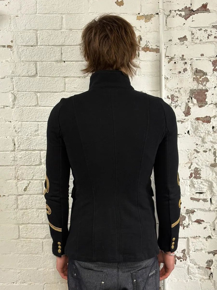 Polo Ralph Lauren 2010s Ralph Lauren Asymmetrical Zip Buttoned Officer Black Jacket Size US S / EU 44-46 / 1 - 3 Thumbnail