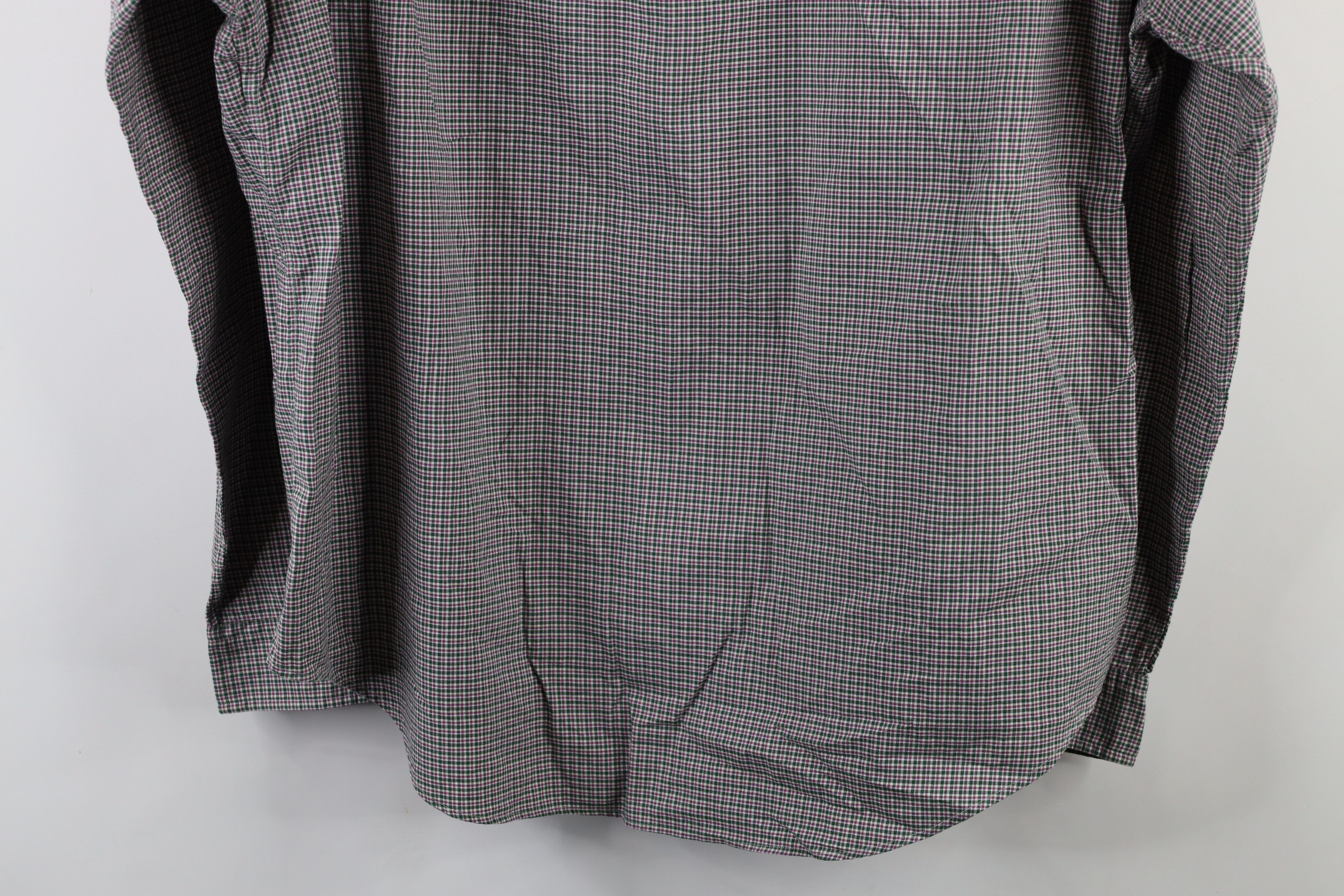 Ralph Lauren × Vintage Vintage Ralph Lauren Plaid Collared Button Down Shirt Cotton Size US XL / EU 56 / 4 - 10 Thumbnail