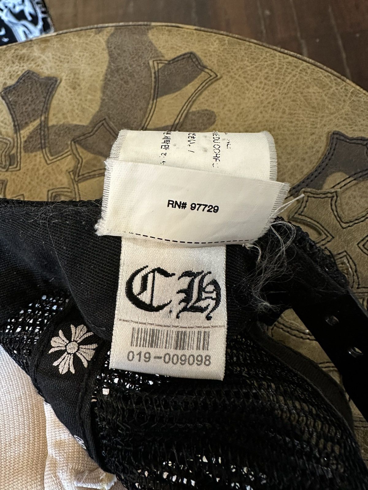 Chrome Hearts CHROME HEARTS THRASHED TRUCKER HAT Size ONE SIZE - 6 Thumbnail