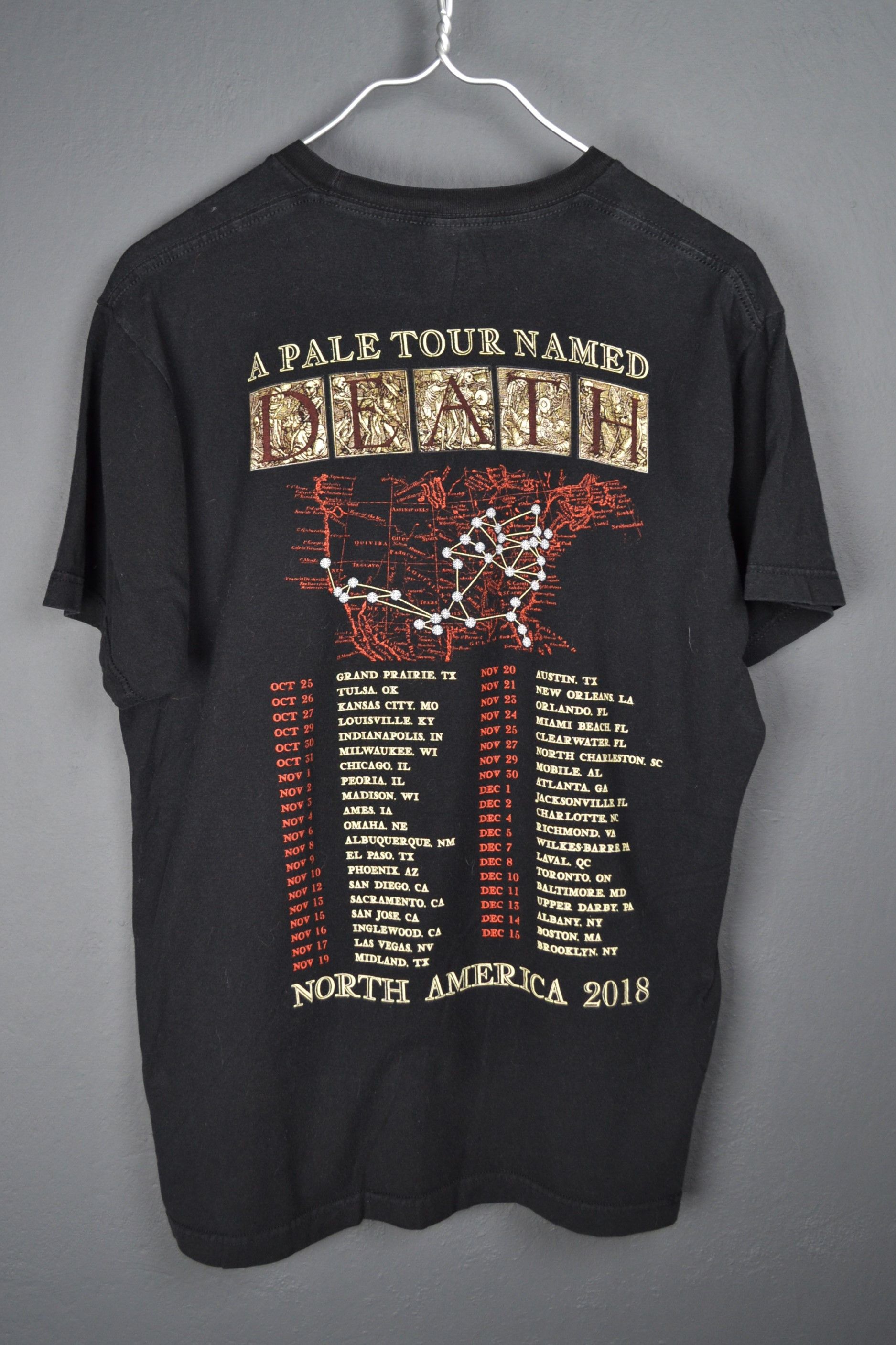 Band Tees Ghost A Pale Tour Named Death 2018 Official Papa Nihil L Size US L / EU 52-54 / 3 - 5 Thumbnail