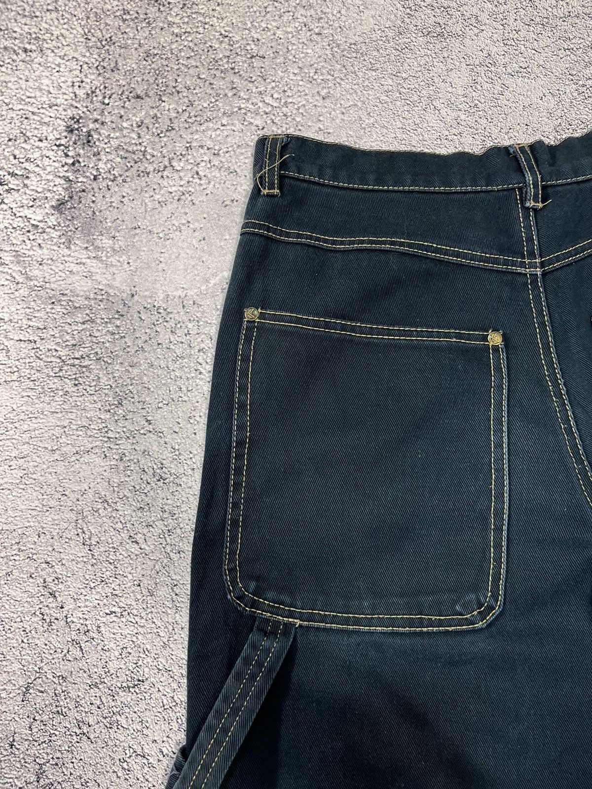 Karl Kani Vintage Karl Kani Carpenter Cargo Jeans Workwear Denim S Y2K Size US 30 / EU 46 - 13 Thumbnail
