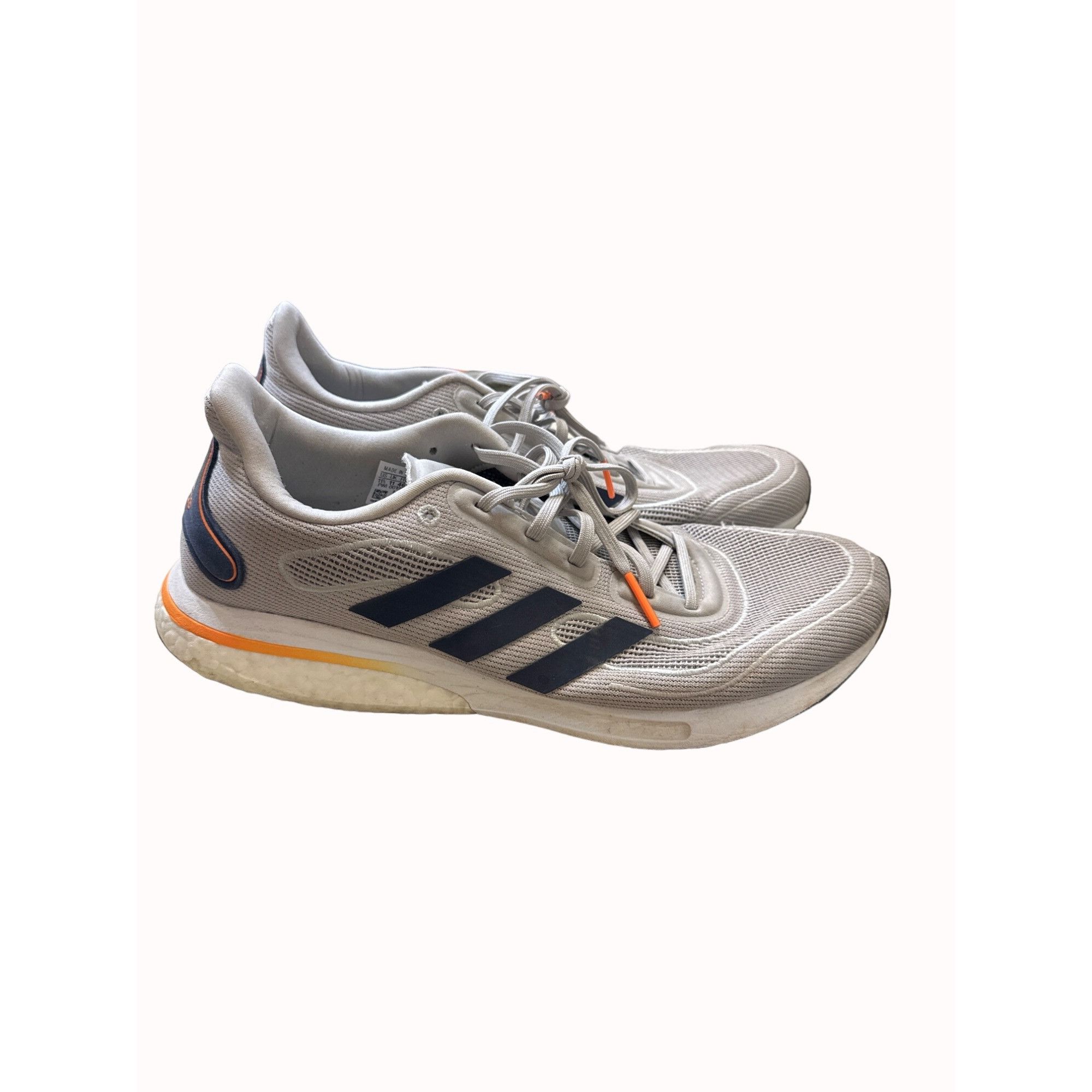 Adidas Adidas supernova men’s gray training shoes sneakers low top Size US 11.5 / EU 44-45 - 2 Thumbnail
