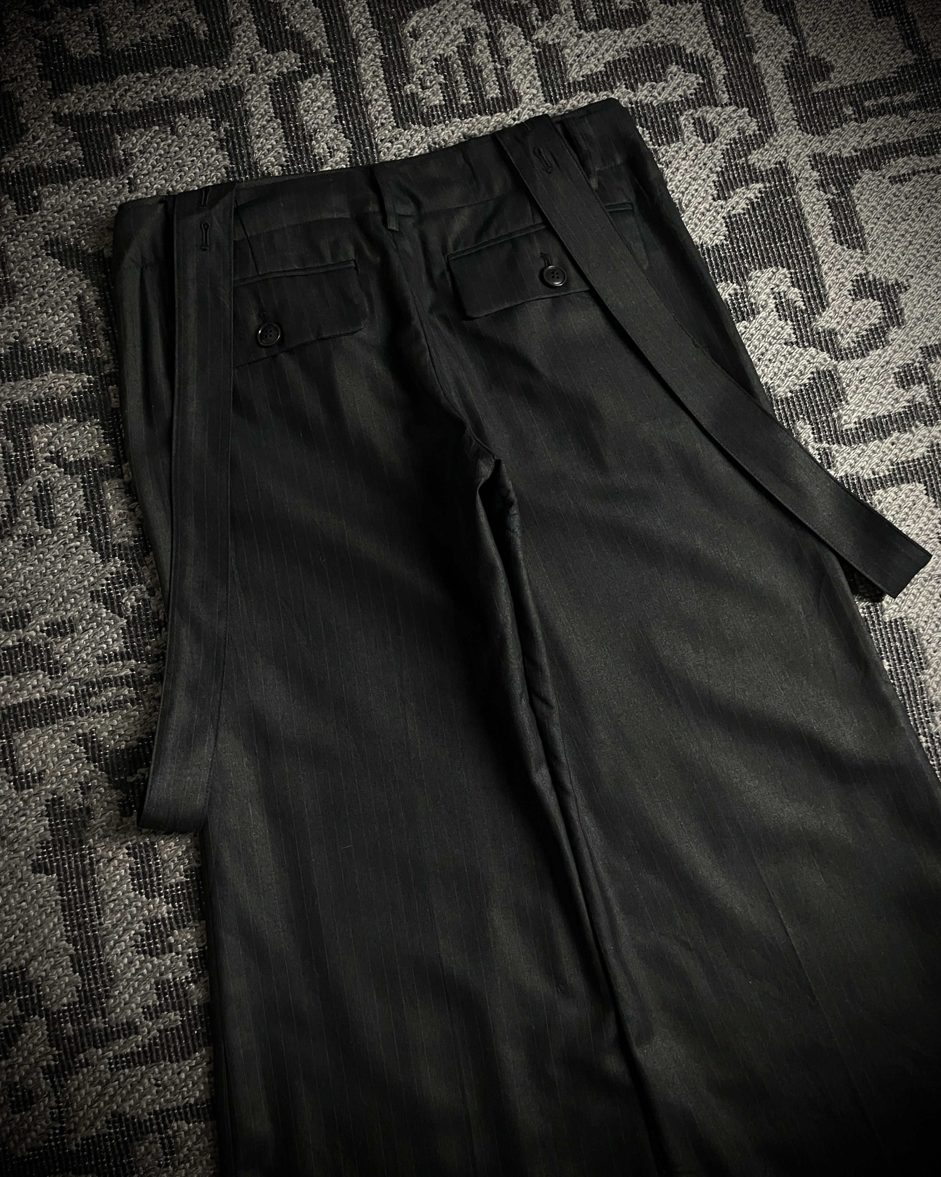 Tornado Mart Tornado Mart Femme Wide-Leg Strap Pants Size US 31 - 7 Thumbnail