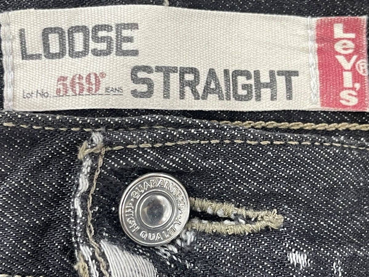 Levi's Levi’s Blue Denim Loose Straight Leg Jeans Size US 35 - 11 Thumbnail