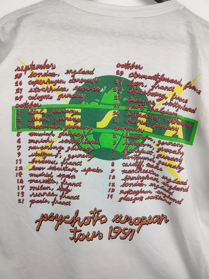 Vintage Vintage Tesla Psychotic European Tour 1991 t shirt Size US XL / EU 56 / 4 - 11 Thumbnail