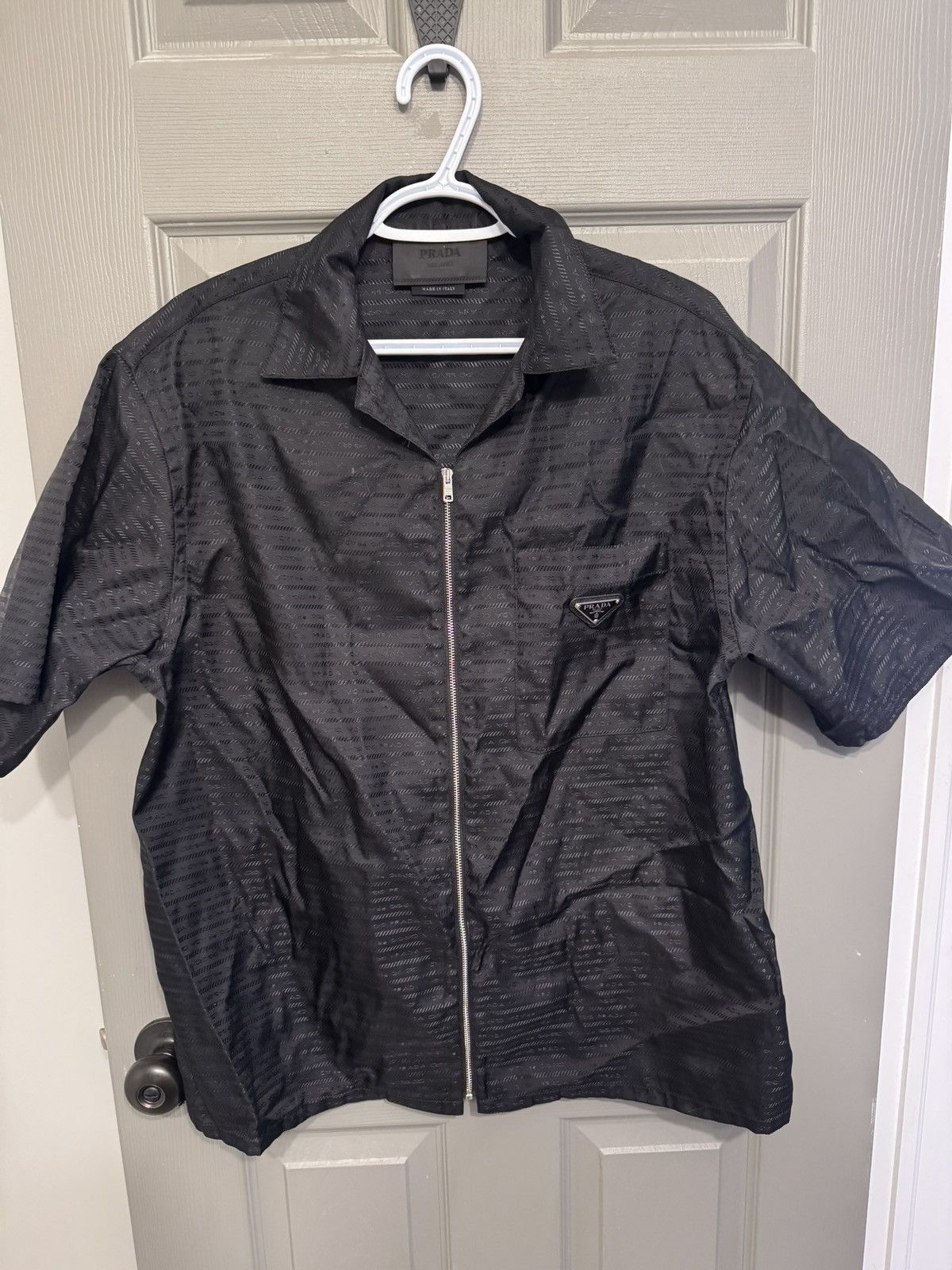 Prada Prada Re-Nylon Short Sleeve Shirt Size US L / EU 52-54 / 3 - 1 Thumbnail