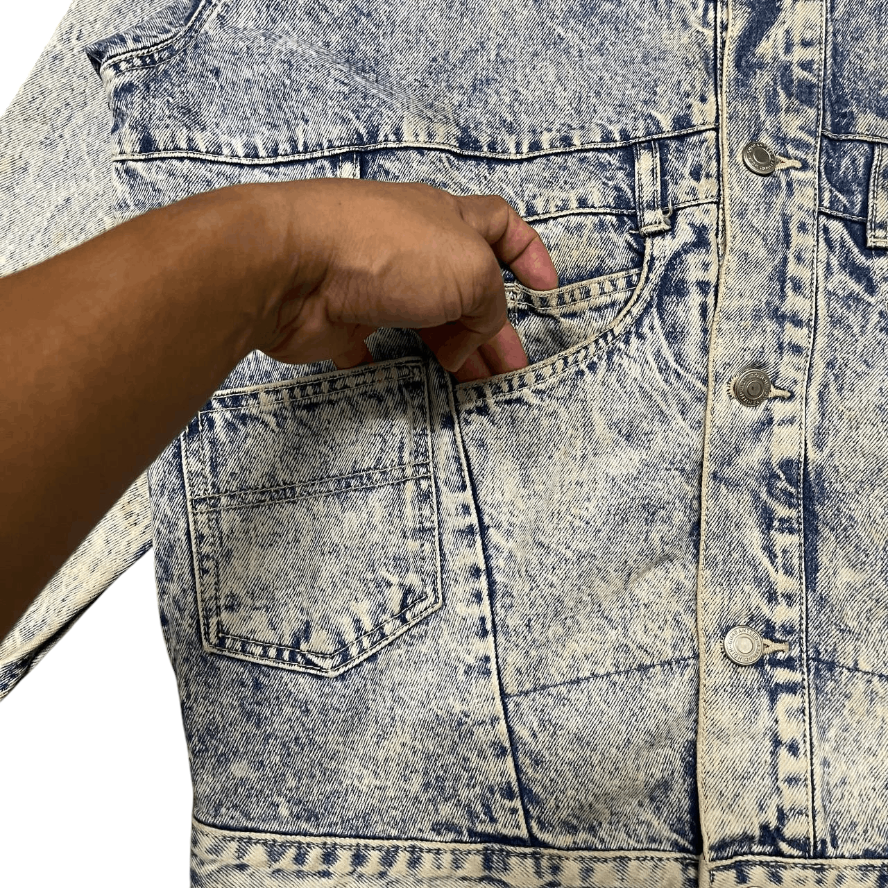 Japanese Brand Vintage Bell Scott Multi Pocket Denim Jacket Size US M / EU 48-50 / 2 - 6 Thumbnail