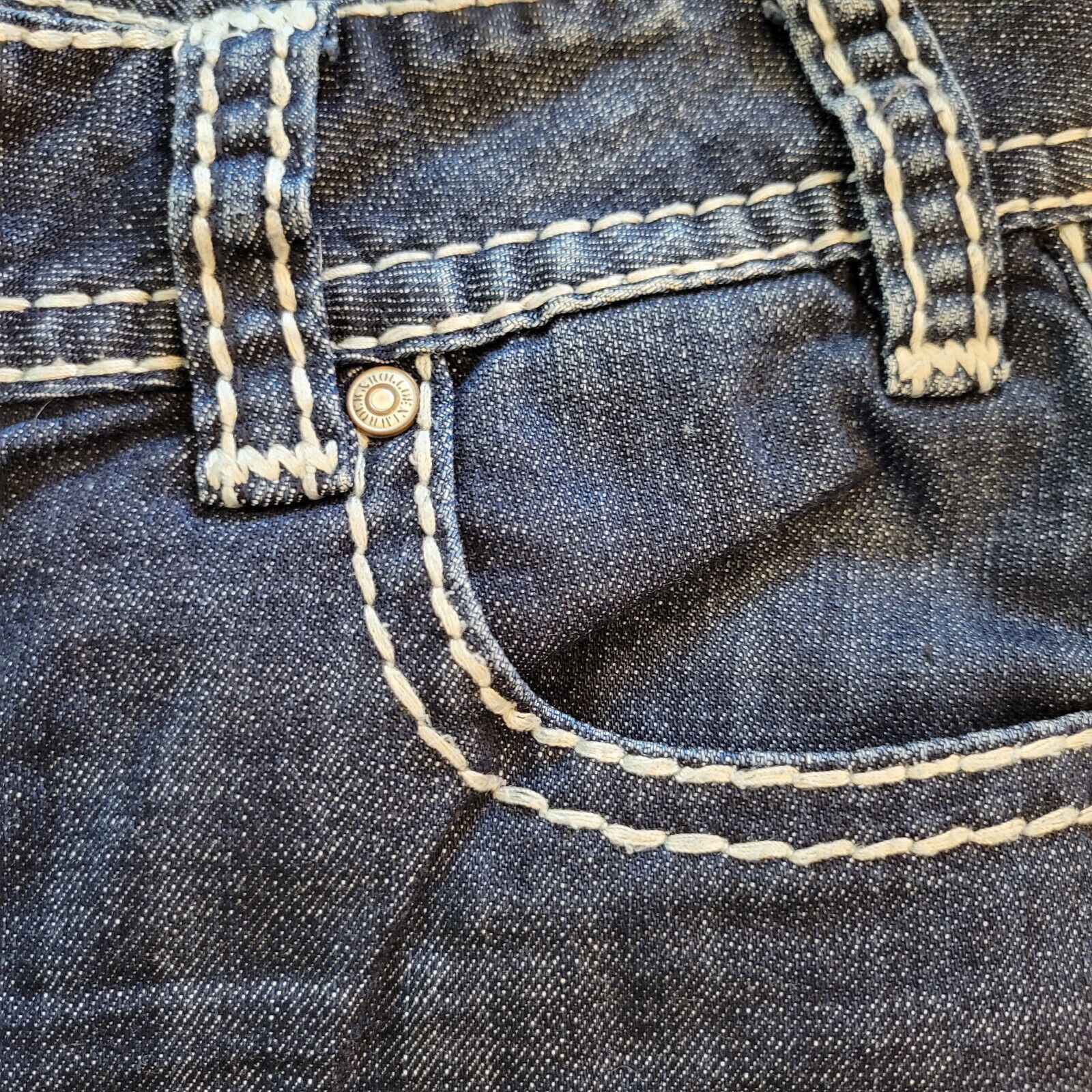 Vintage Rock & Roll Jeans Womens 26 x 34 Original Low Rise Size 26" / US 2 / IT 38 - 12 Thumbnail