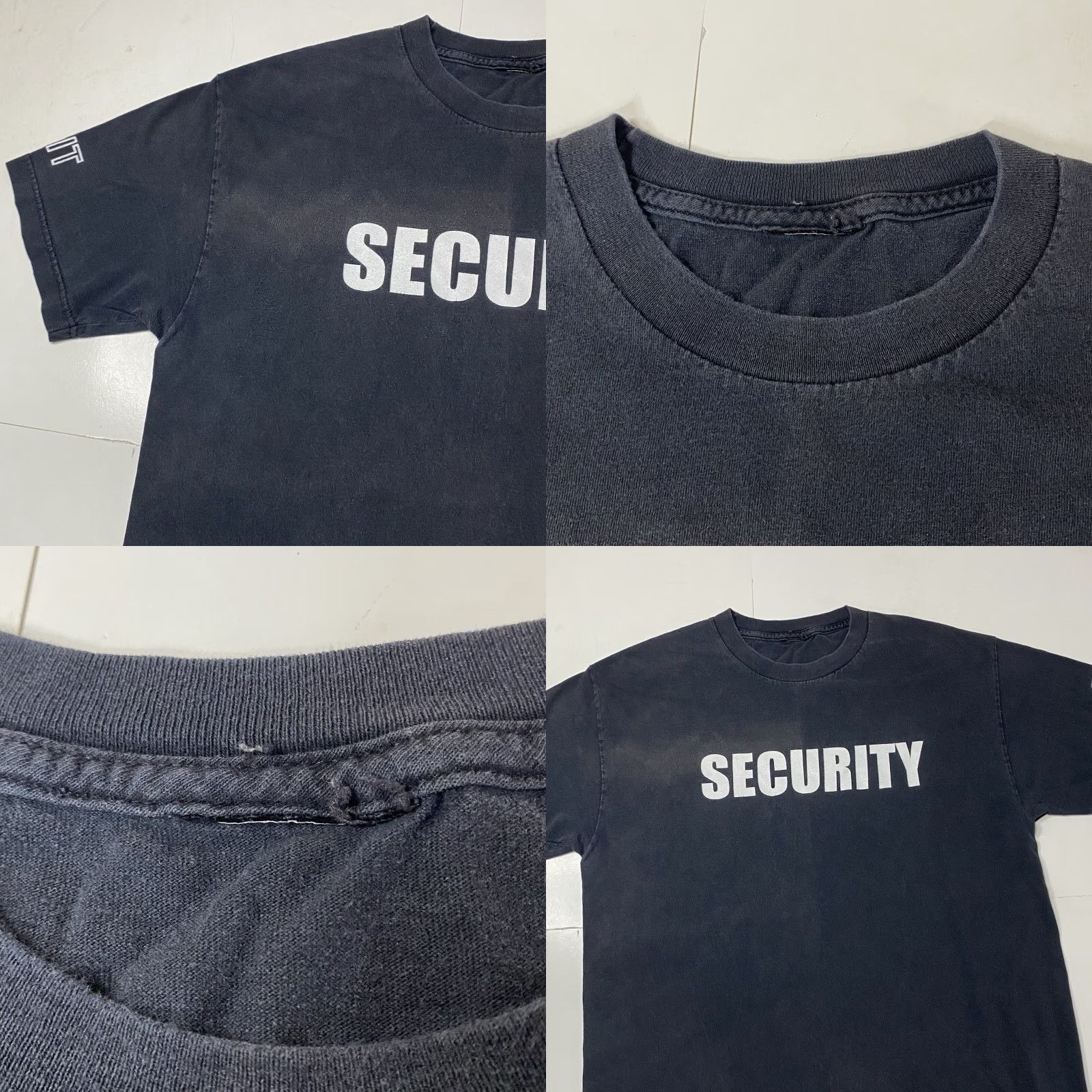 Vintage VINTAGE Split T-Shirt SECURITY Surf Skate Faded Men's Size Large Grunge Y2K 90s Retro Vintage Shirt Size US L / EU 52-54 / 3 - 9 Thumbnail
