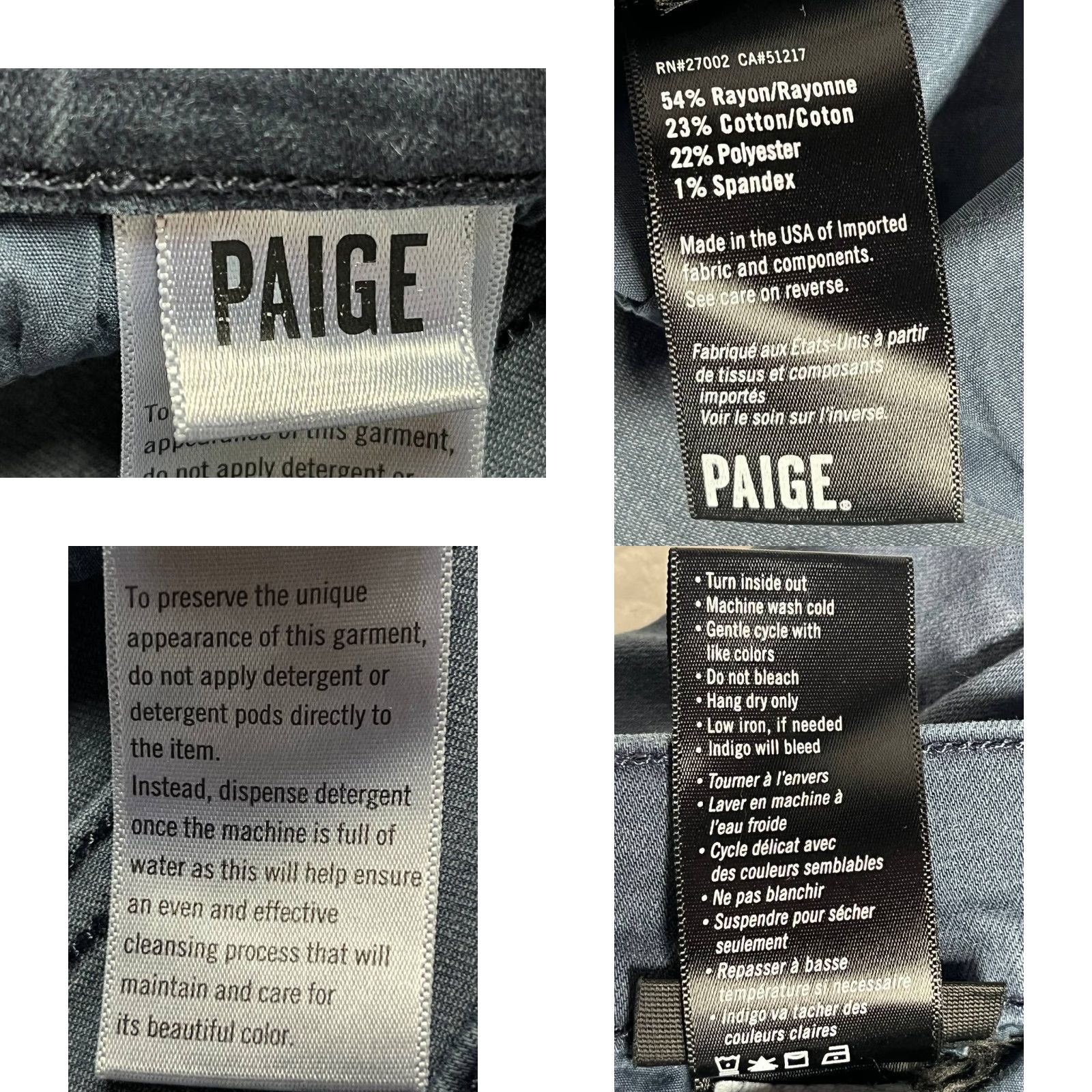 Paige Paige Jeans Men 38 Dark Wash Stretch Federal Lennox Straight Blue 5-Pocket Regular Rise N/A 38 jeans Cowboys theme Mens Size US 38 / EU 54 - 8 Thumbnail