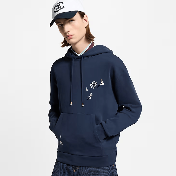 Louis Vuitton Embroidered Signature Hoodie Size US L / EU 52-54 / 3 - 2 Thumbnail
