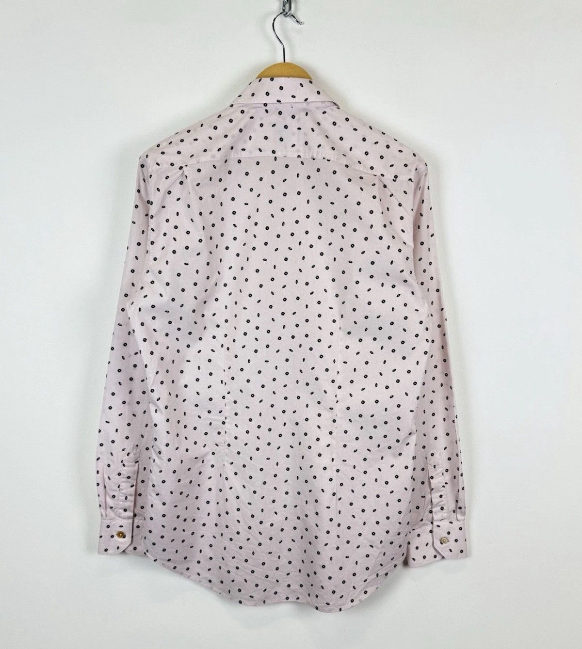 Paul Smith Paul Smith Dress Shirt Long Sleeve Size 15.5 Pink Polka Dot Size US M / EU 48-50 / 2 - 7 Thumbnail