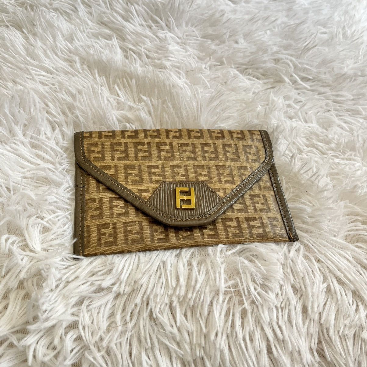 Fendi vintage Fendi Zucca envelope clutch bag Size ONE SIZE - 1 Thumbnail