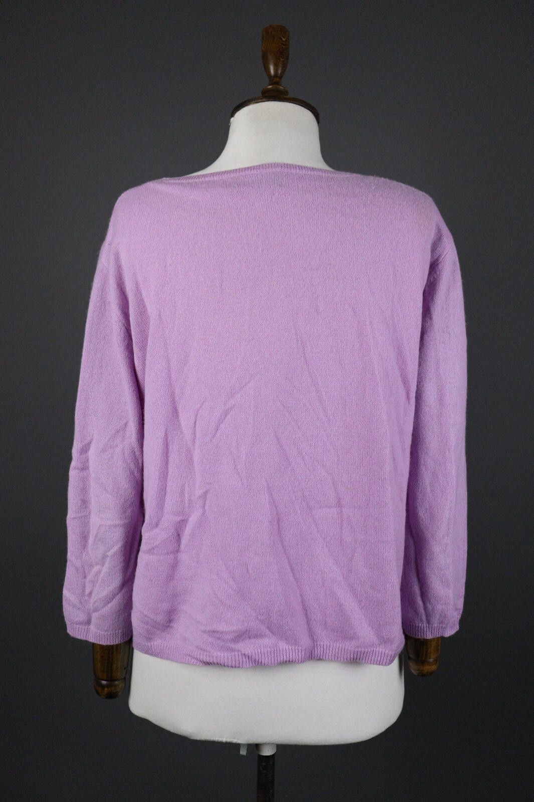 Designer Princess Goes Hollywood Pink Cashmere Knit Sweater Size 40 Size M / US 6-8 / IT 42-44 - 8 Thumbnail