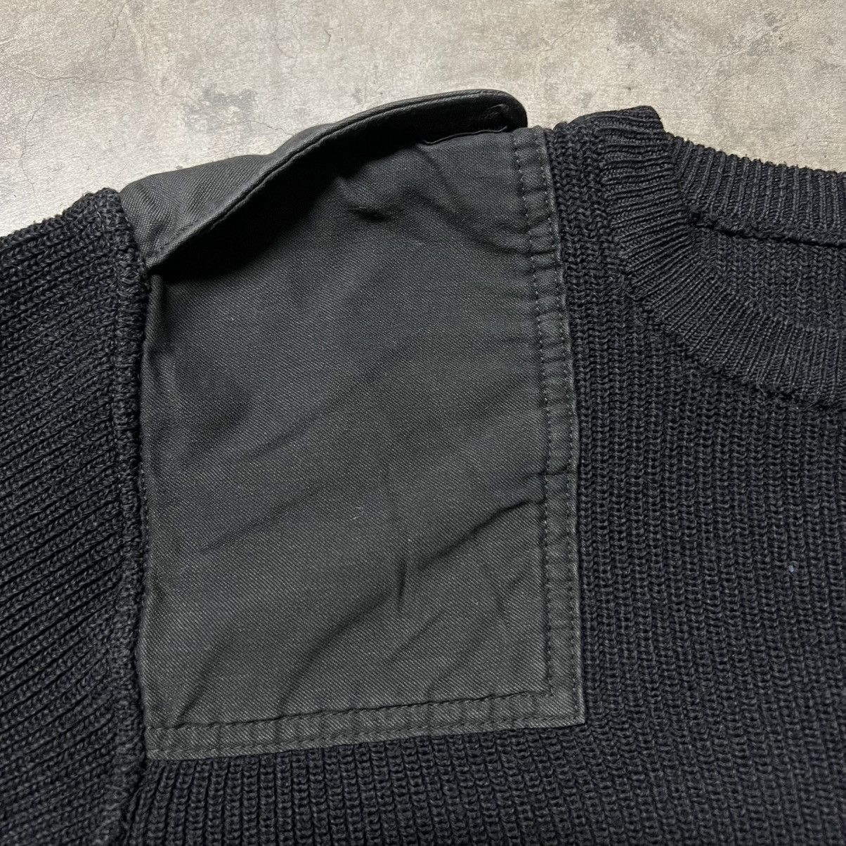Vintage Vtg 80’s Military Patchwork Heavyweight Cable-Knit Sweater Size US XL / EU 56 / 4 - 9 Thumbnail