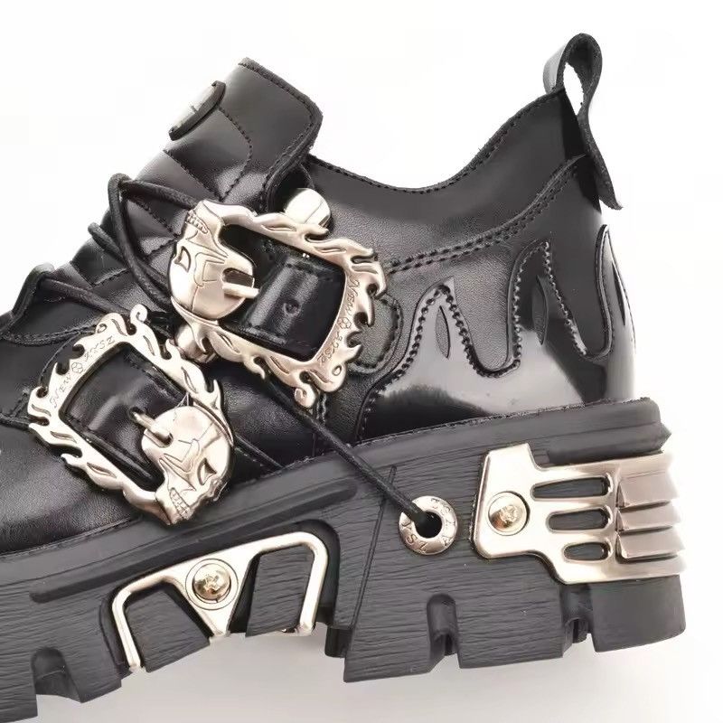 Japanese Brand Gothic Skull Boots Size US 9.5 / EU 42-43 - 6 Thumbnail