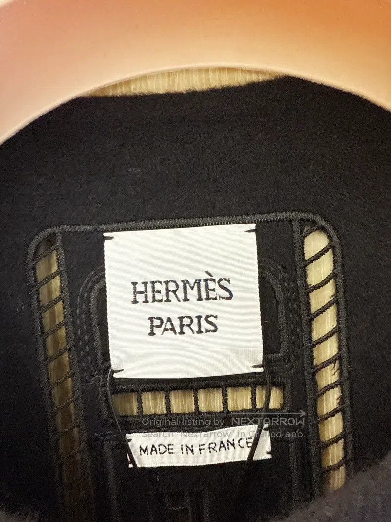 Hermes Hermes Black sheer cashmere vest with classic H chain embr Size XS / US 0-2 / IT 36-38 - 6 Thumbnail