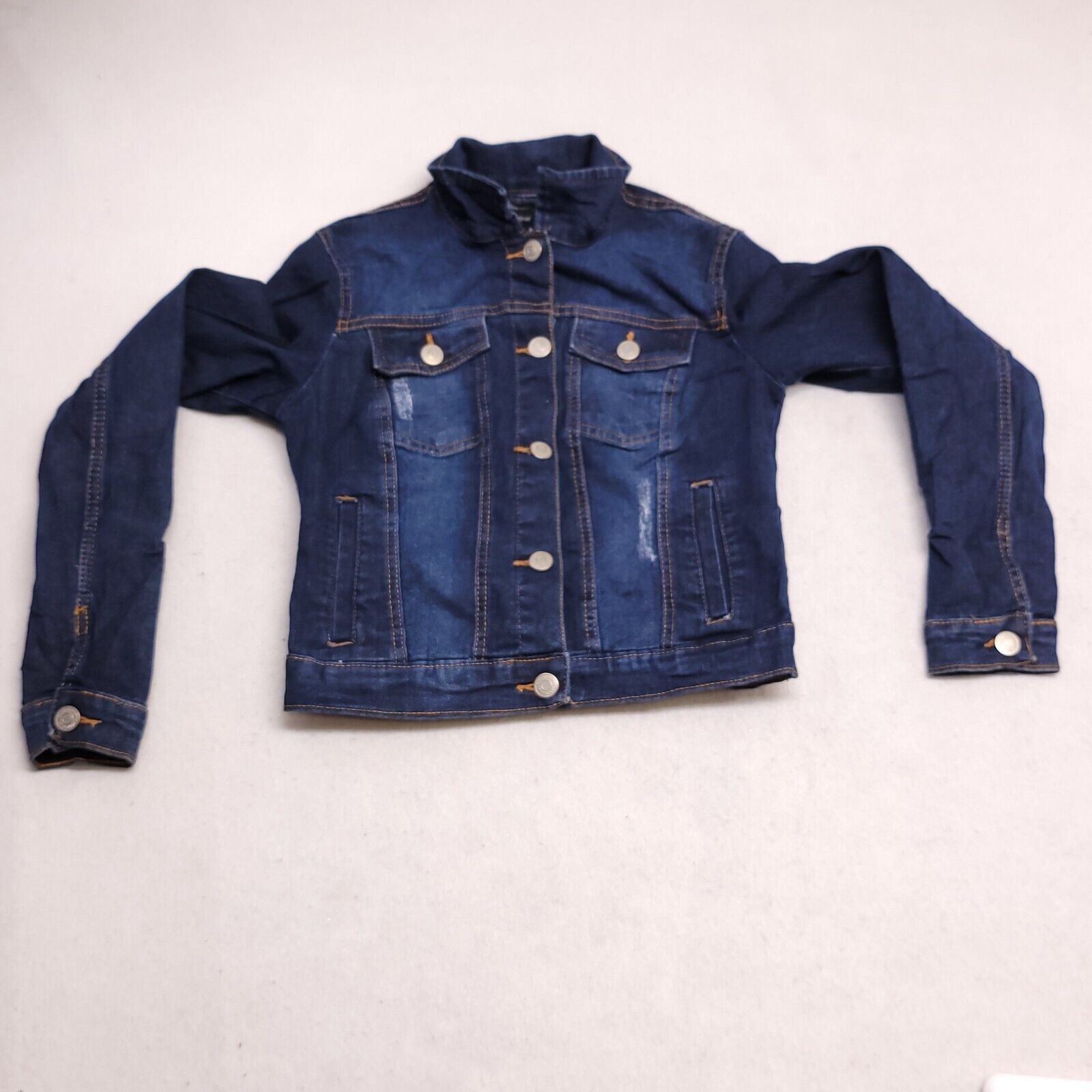 New Look New Look Casual Button Up Denim Jacket Womens Size S Blue Size S / US 4 / IT 40 - 2 Thumbnail