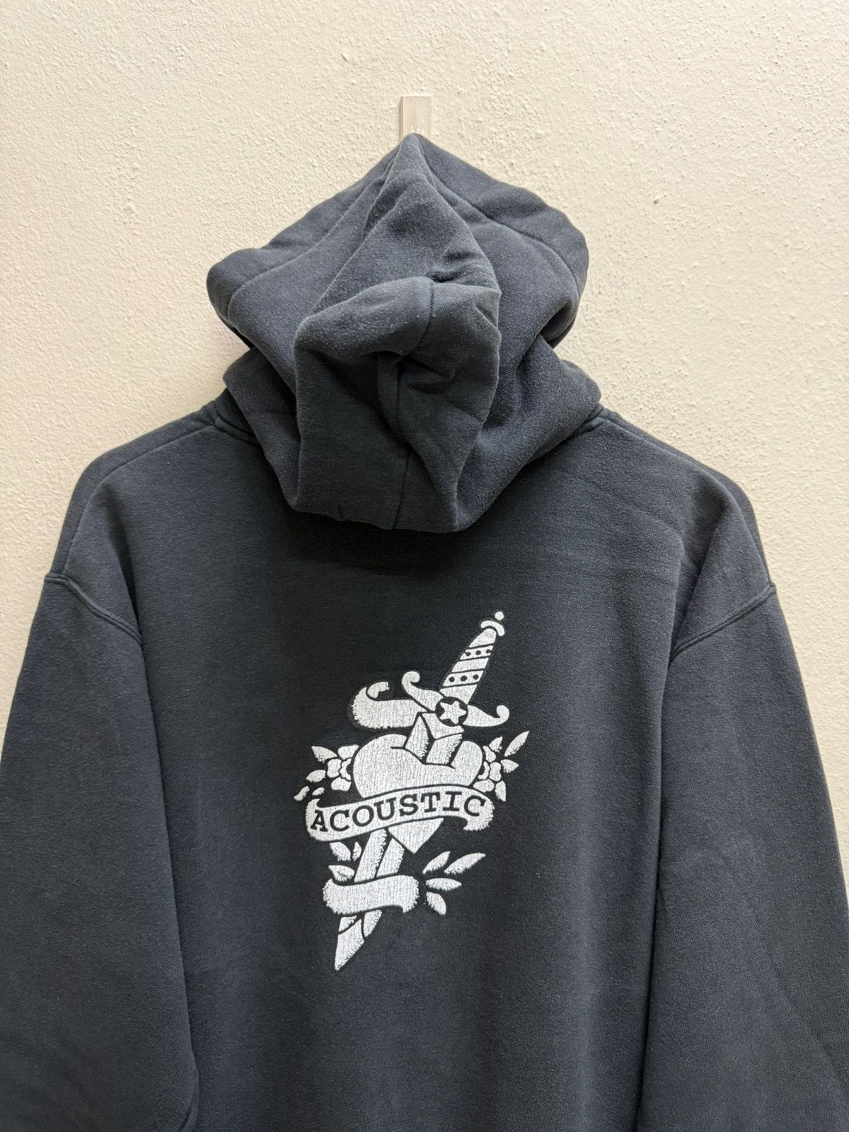 Japanese Brand Acoustic Prominent Skull Zip Up Sweater Hoodie Size US L / EU 52-54 / 3 - 19 Thumbnail