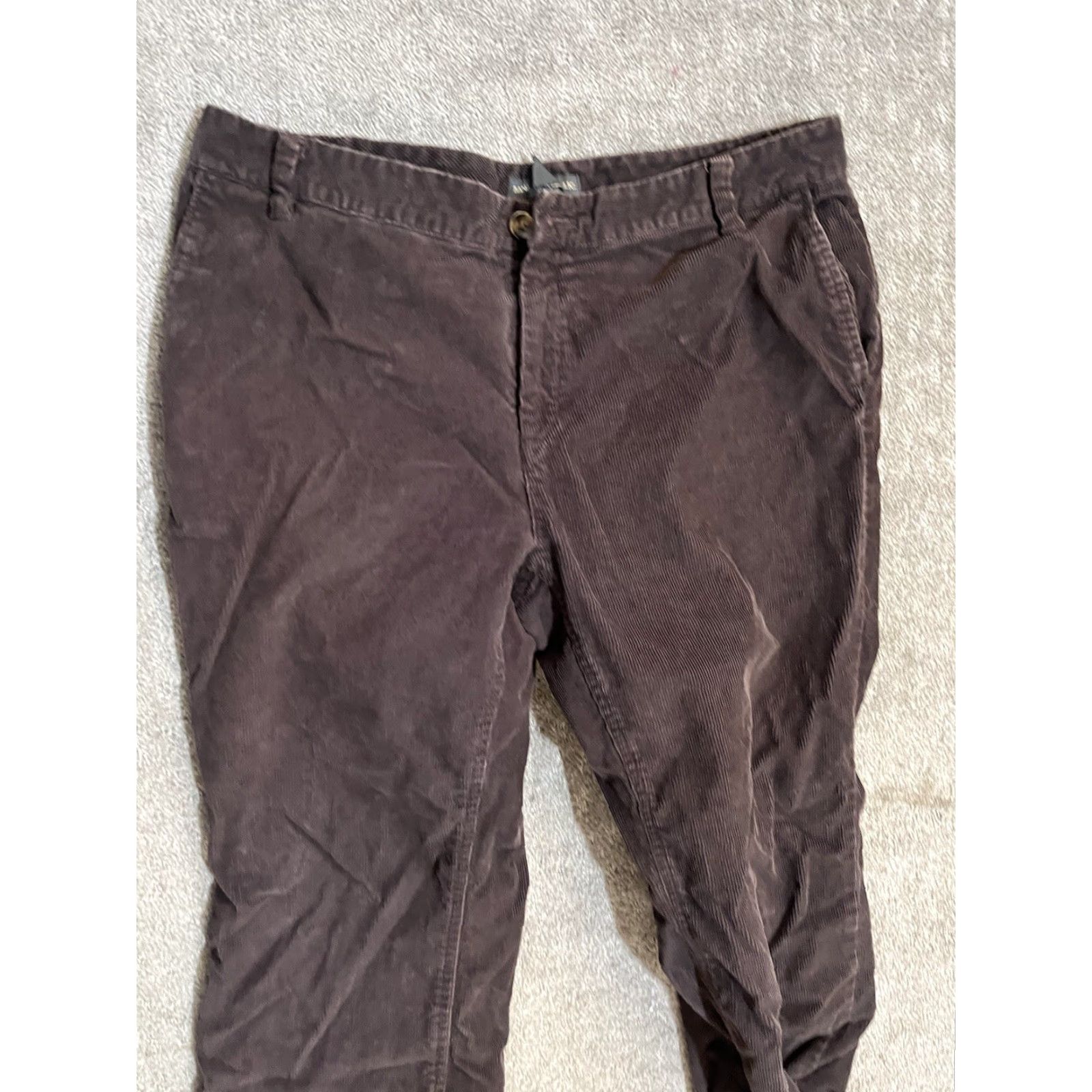 Banana Republic Banana Republic Pants Womens 12 Brown Corduroy Cropped Bootcut Stretch Y2K Size 34" / US 12 / IT 48 - 2 Thumbnail