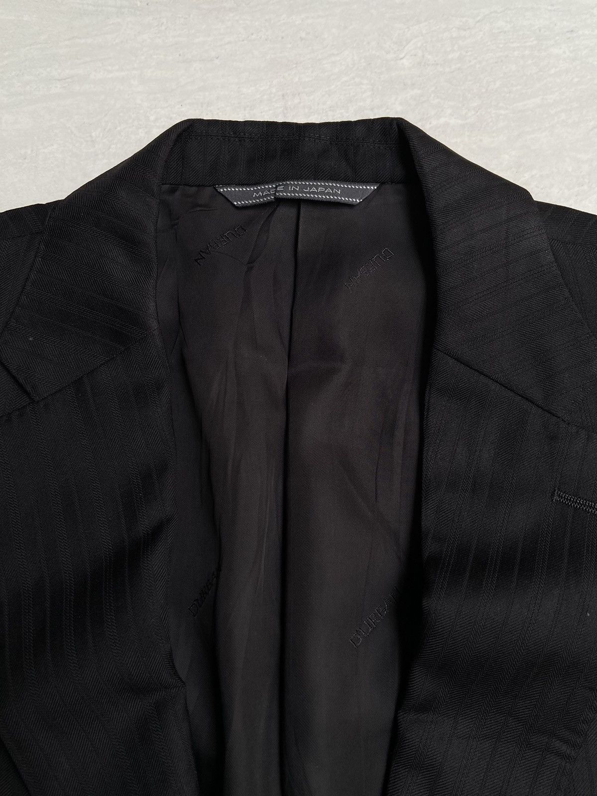 Designer × Japanese Brand × Loro Piana LORO PIANA D’URBAN Black Suit Size 48L - 11 Thumbnail