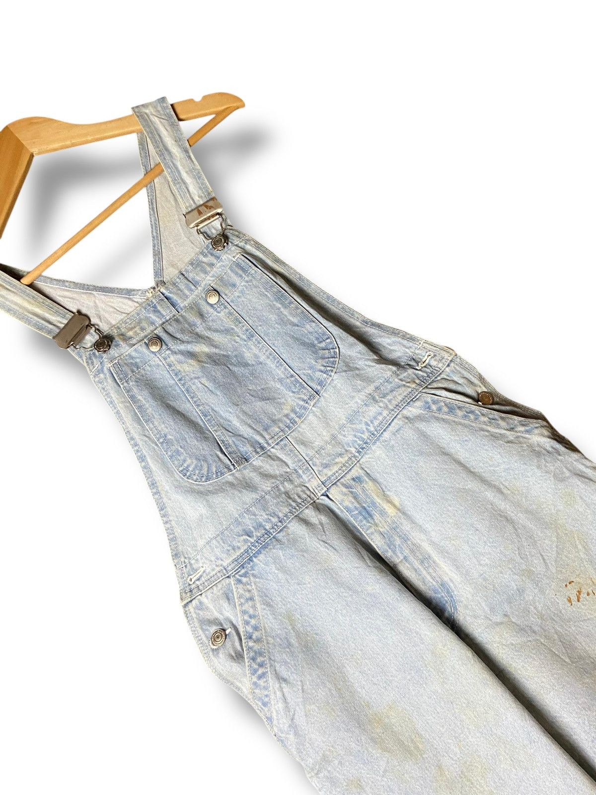 Japanese Brand × Modern Amusement × Vintage Amusement Japanese Brand Denim Overalls (123) Size US 32 / EU 48 - 9 Thumbnail
