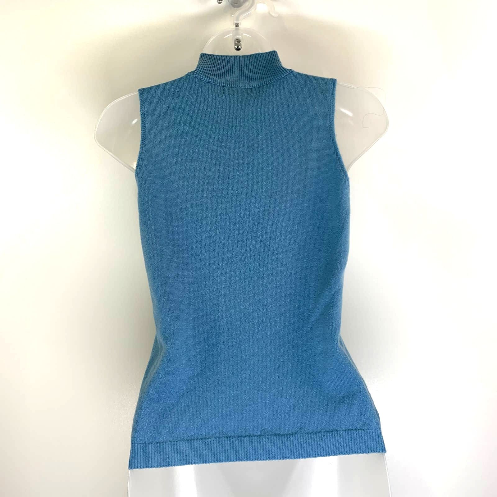 United Colors Of Benetton Y2K United Colors of Benetton Turtleneck Sweater Sleeveless Size XS / US 0-2 / IT 36-38 - 4 Thumbnail