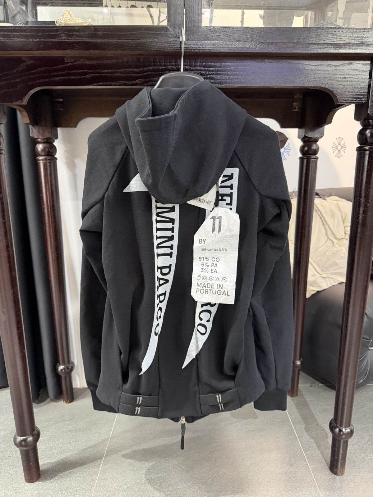 11 By Boris Bidjan Saberi 11 By Boris Bidjan Saberi Logo Print Hoodie Size US S / EU 44-46 / 1 - 1 Thumbnail