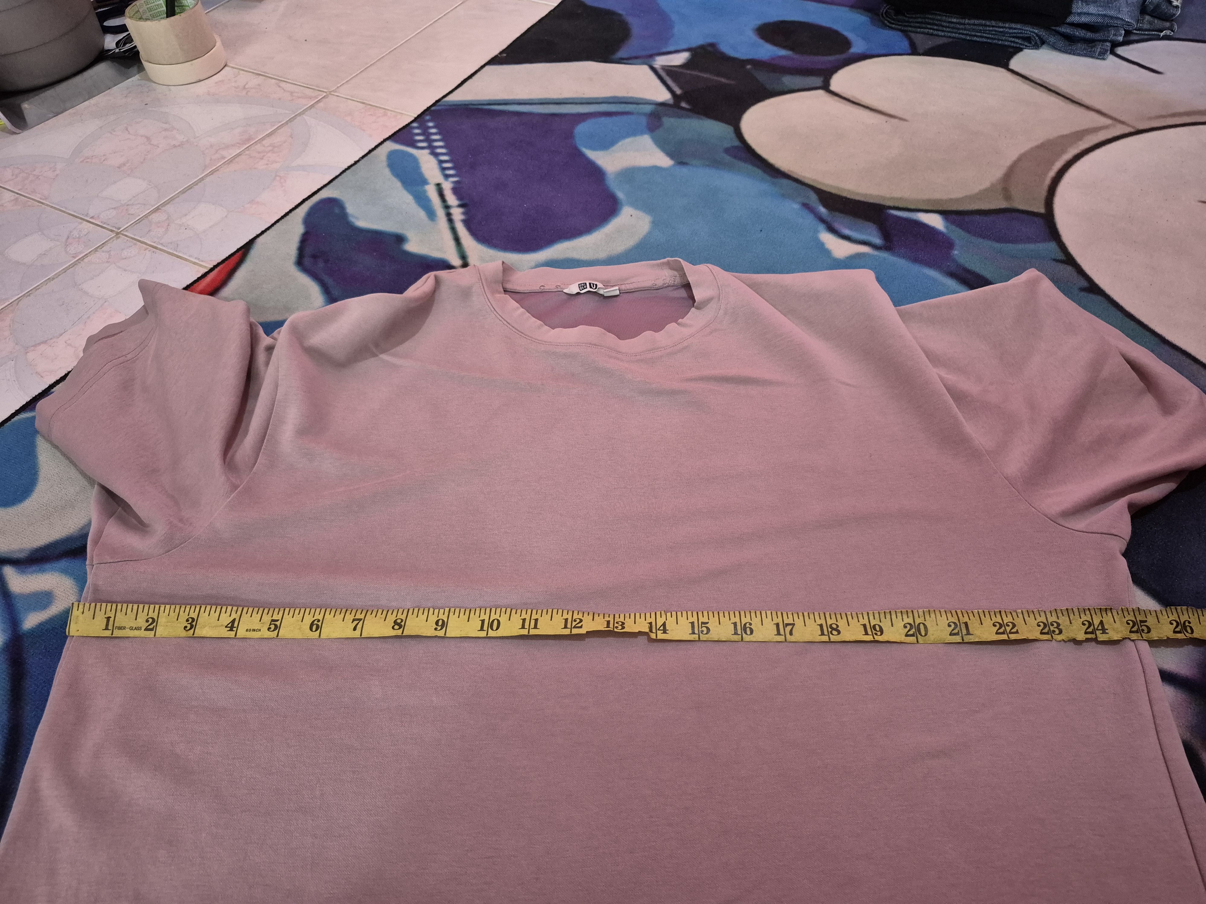 Lemaire × Uniqlo 🔥 Uniqlo U Lemaire Airism Lilac Plain Tee Size US XXL / EU 58 / 5 - 8 Thumbnail