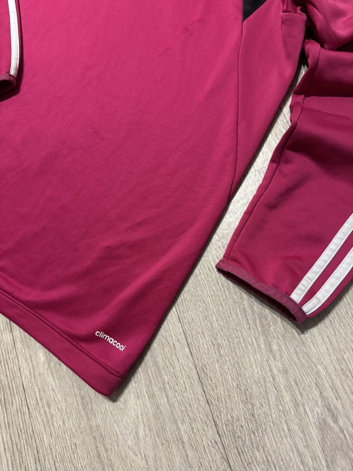 Adidas 🔷Adidas Real Madrid 2014/15 Soccer 1/4 Zip Sweatshirt🔷 Size US L / EU 52-54 / 3 - 2 Thumbnail