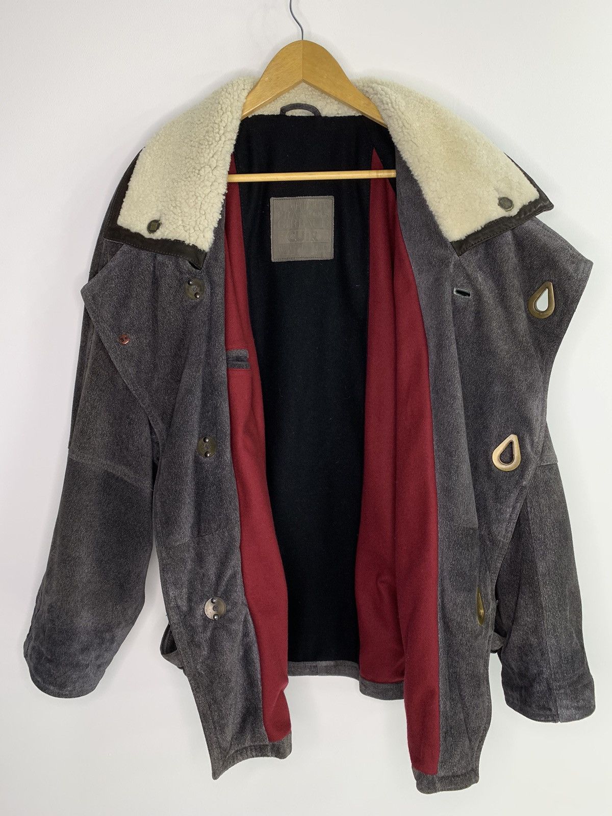 Marithe + Francois Girbaud Very Rare Marithe Francois Girbaud Cuir Ruffo Leather Jacket Size US L / EU 52-54 / 3 - 5 Thumbnail