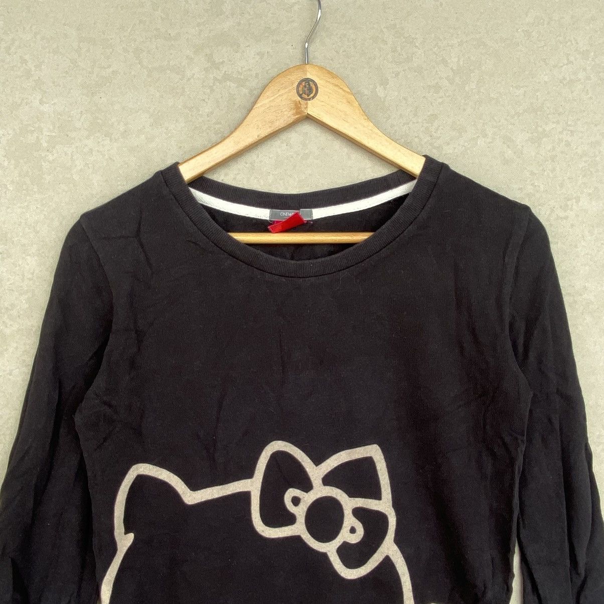 Other Vintage Hello Kitty Long Sleeve T-shirt Crewneck BlackWhite Size M / US 6-8 / IT 42-44 - 4 Thumbnail