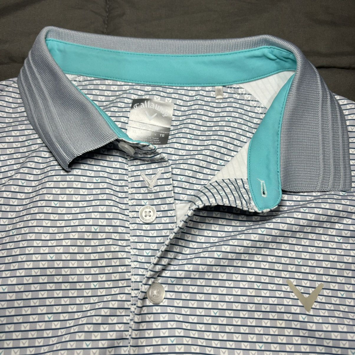 Callaway Callaway Men's Opti Dri Golf Polo XLarge Logo Size US XL / EU 56 / 4 - 12 Thumbnail
