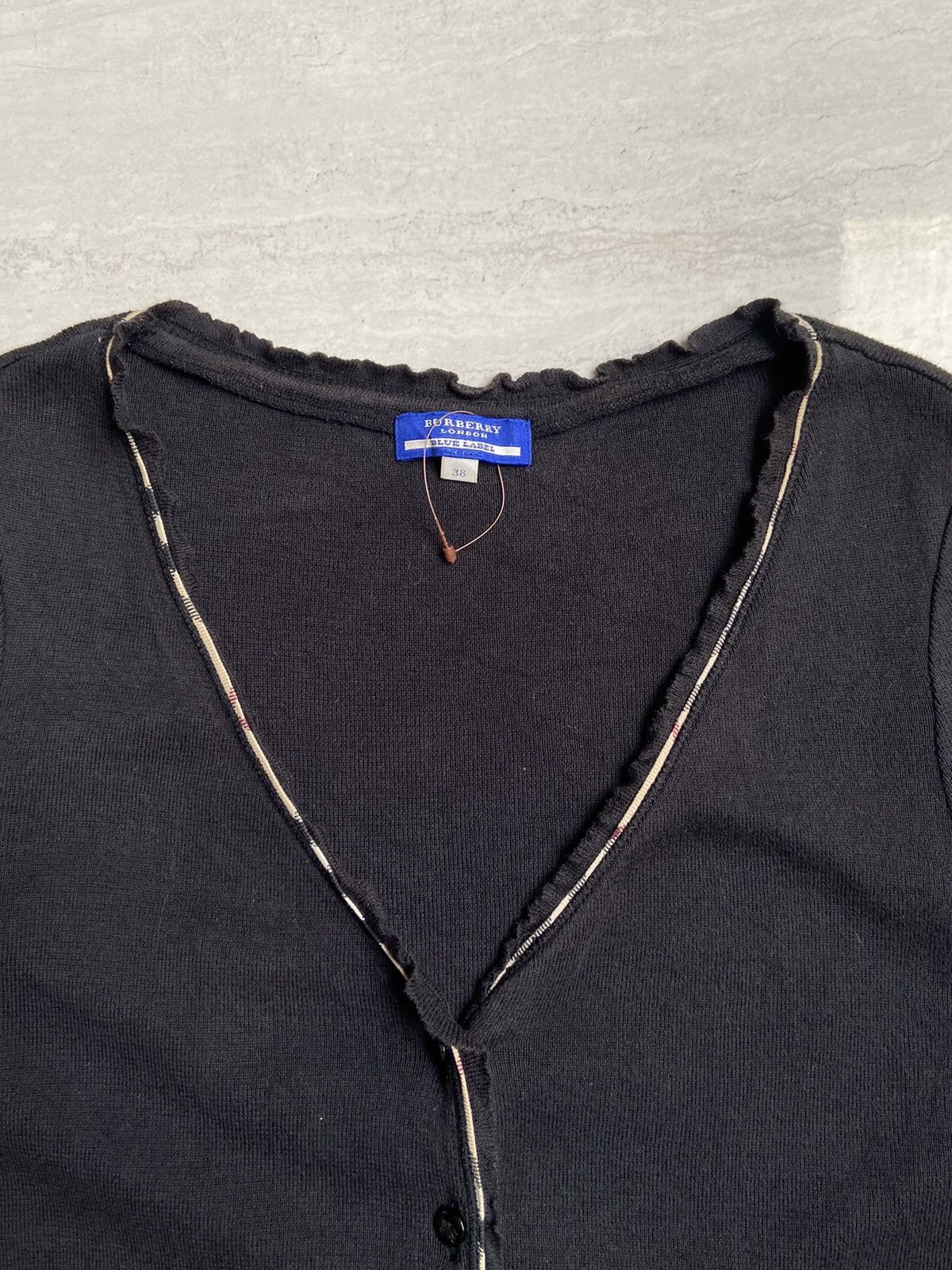 Burberry BURBERRY LONDON Black Cardigan Size US XS / EU 42 / 0 - 8 Thumbnail