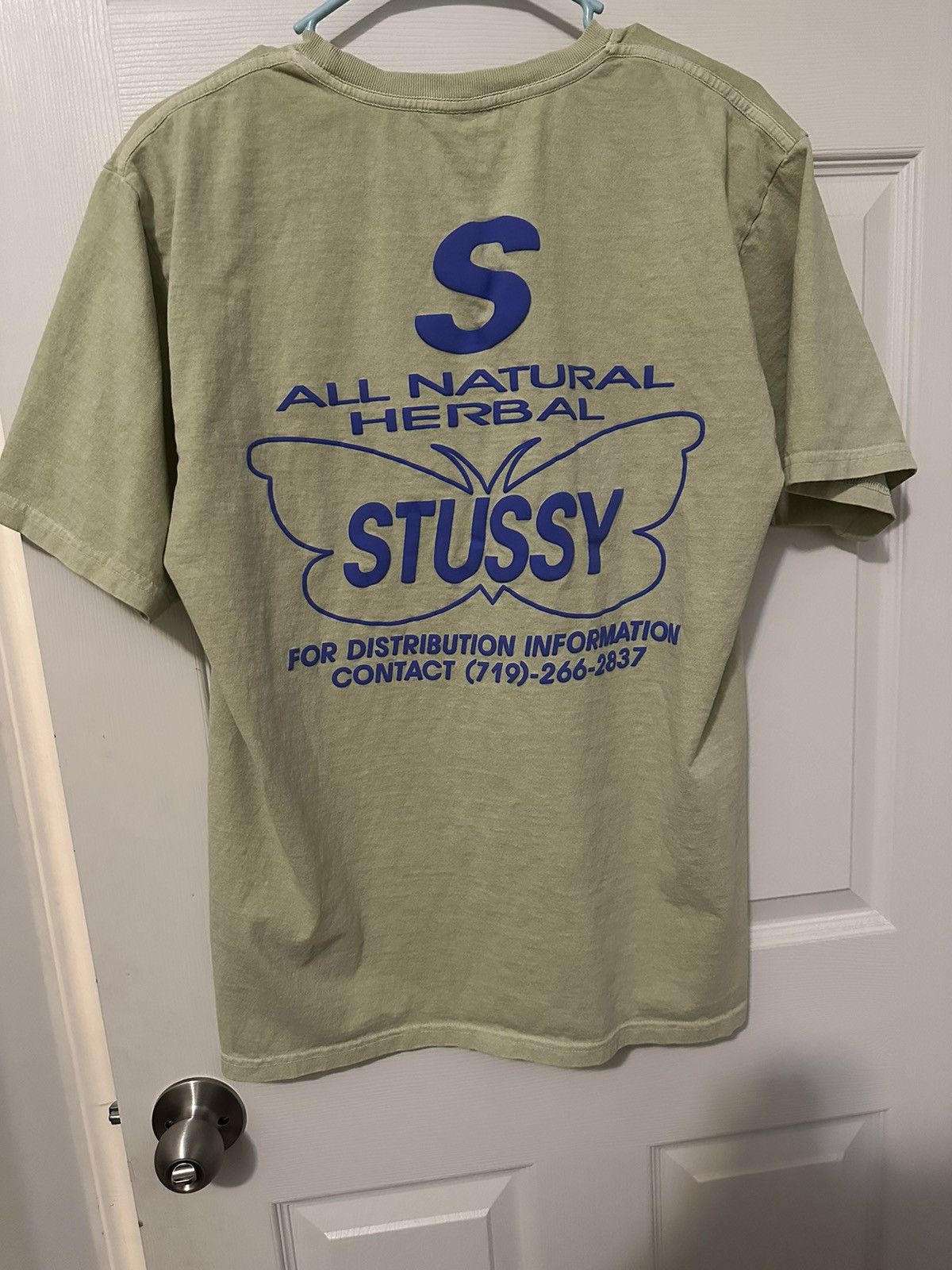 Stussy Stussy All Natural Pigment Dyed Tee Size M/Medium Sage Size US M / EU 48-50 / 2 - 2 Thumbnail