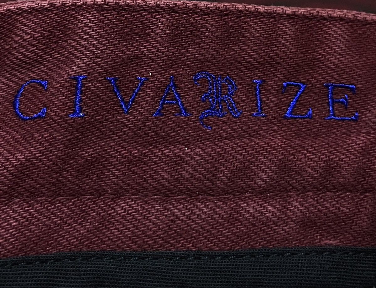 14th Addiction Vintage Japanese Brand Civarize Waxed Flared Jeans 1990s Size US 29 - 10 Thumbnail