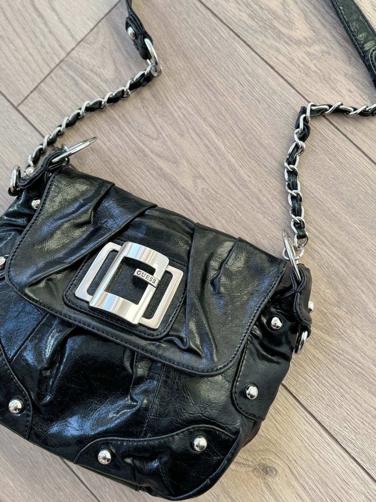 Guess Vintage Leather Guess Y2K Shoulder Bag Size ONE SIZE - 3 Thumbnail