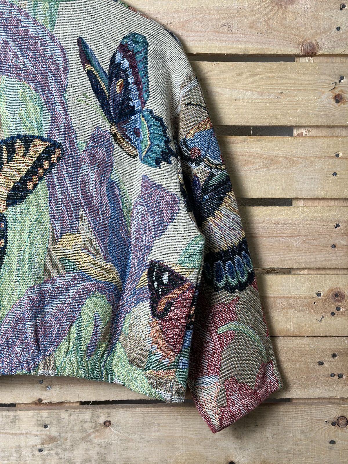 Beauty Beast × Designer 🔥Rare🔥Mari-e USA Fullprint Butterfly Knit Jacket Size US M / EU 48-50 / 2 - 13 Thumbnail