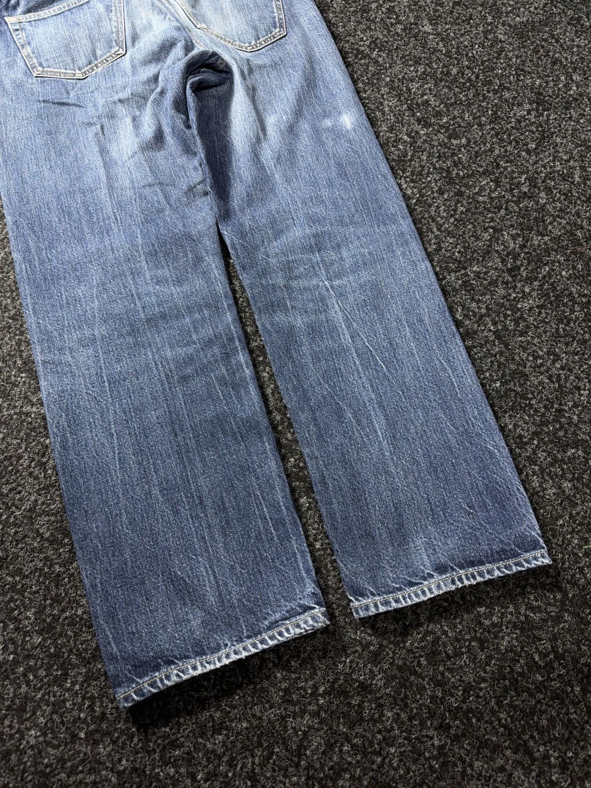 Uniqlo Vintage 00s Uniqlo Selvedge Straight Denim Jeans Japanese Size US 34 / EU 50 - 14 Thumbnail