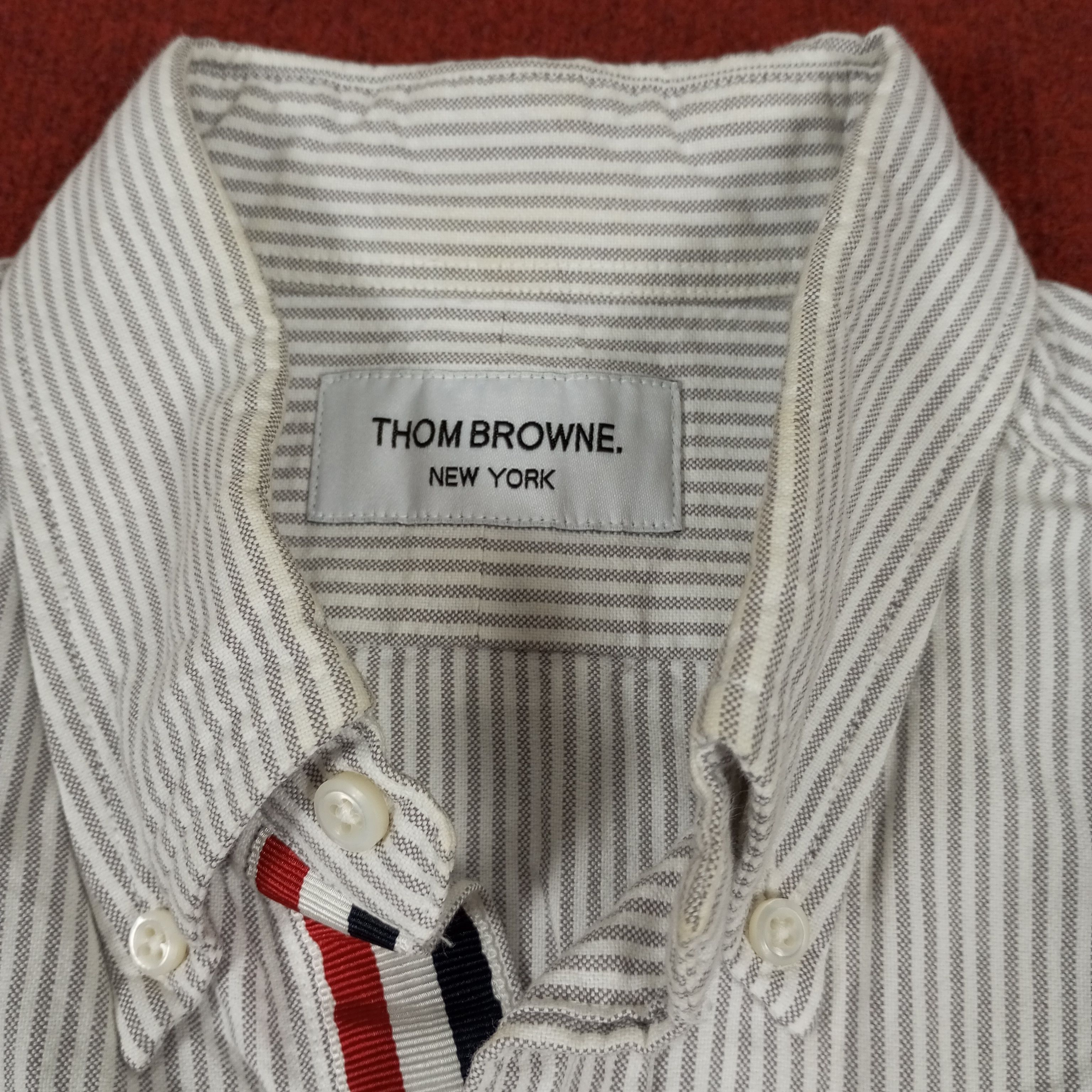 Designer × Thom Browne × Vintage Thom Browne New York Casual Style Designer Shirt Size US S / EU 44-46 / 1 - 5 Thumbnail