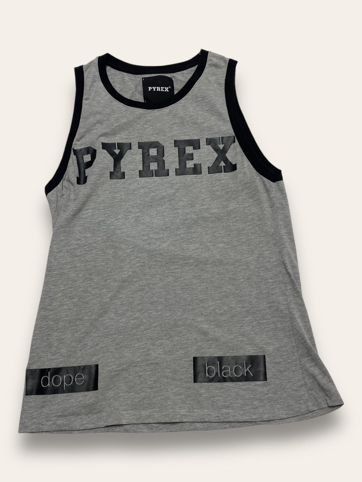 Pyrex Vision Vintage PYREX Grey Tank Top Virgil Abloh Y2k Size US S / EU 44-46 / 1 - 1 Thumbnail