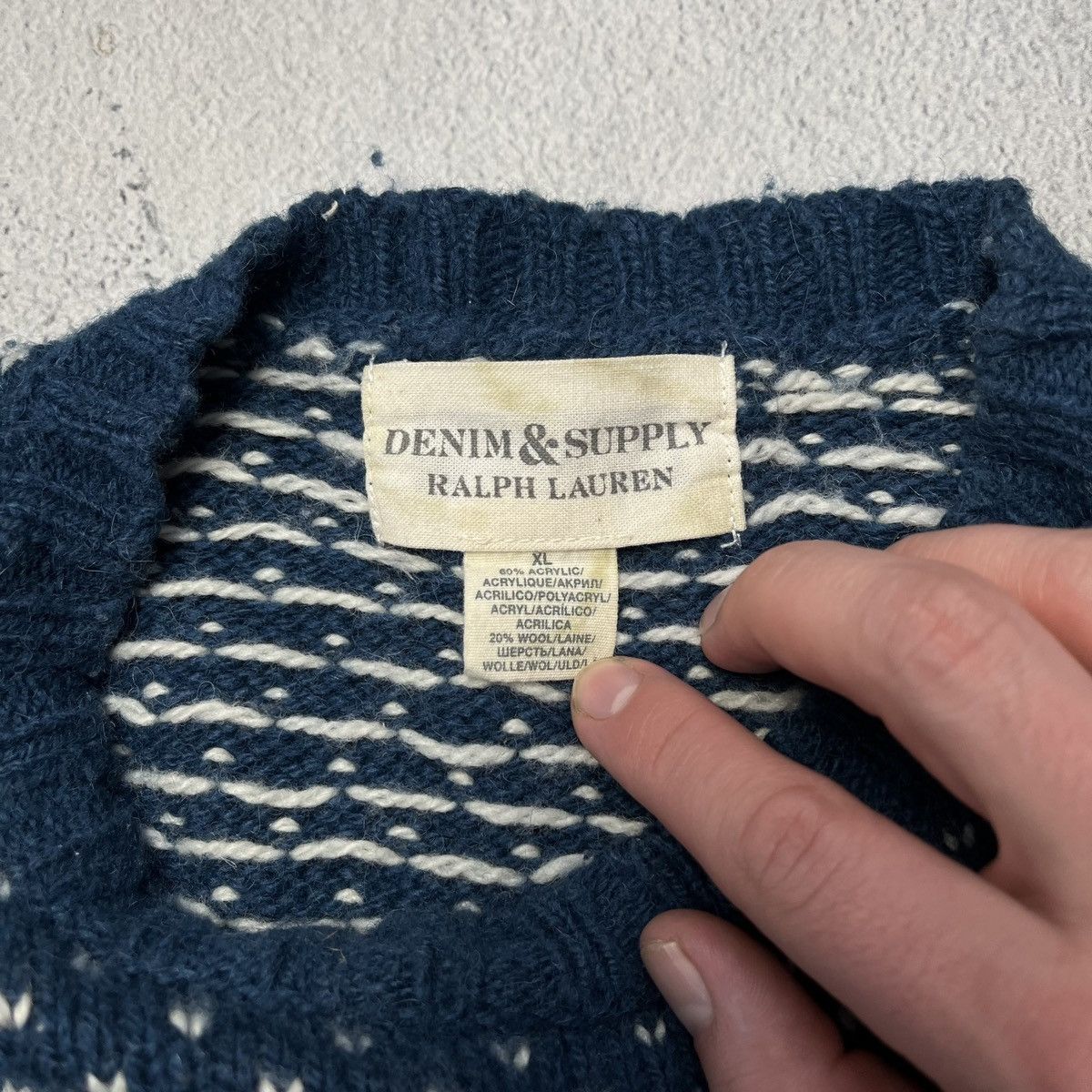 Denim & Supply Ralph Lauren × Vintage PRL vintage Denim & Supply Ralph Lauren y2k sweater Size US XL / EU 56 / 4 - 7 Thumbnail