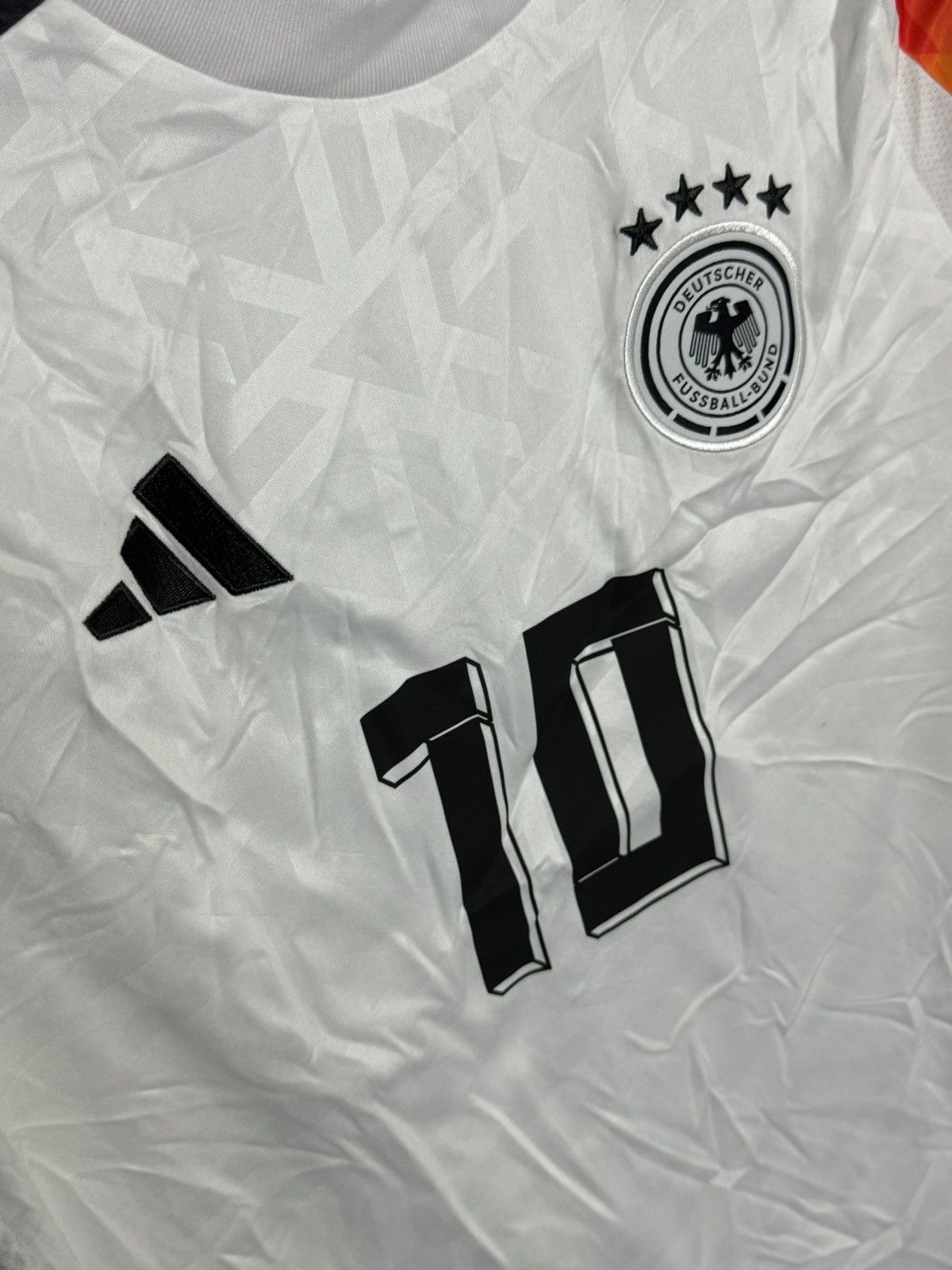 Adidas KIDS New Germany 2024 Home Musiala Football Jersey T-Shirt Size US XS / EU 42 / 0 - 4 Thumbnail
