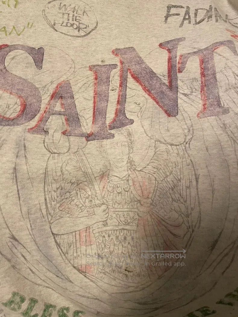 Saint Michael Vintage Saint Michael Graffiti Hoodie. Size US L / EU 52-54 / 3 - 6 Thumbnail
