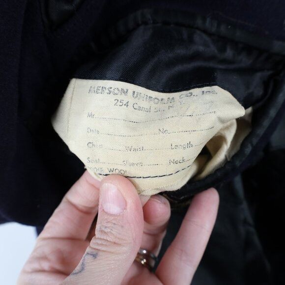 Vintage Vintage 50s 60s Merson NYPD New York Police Wool Jacket Size US L / EU 52-54 / 3 - 12 Thumbnail
