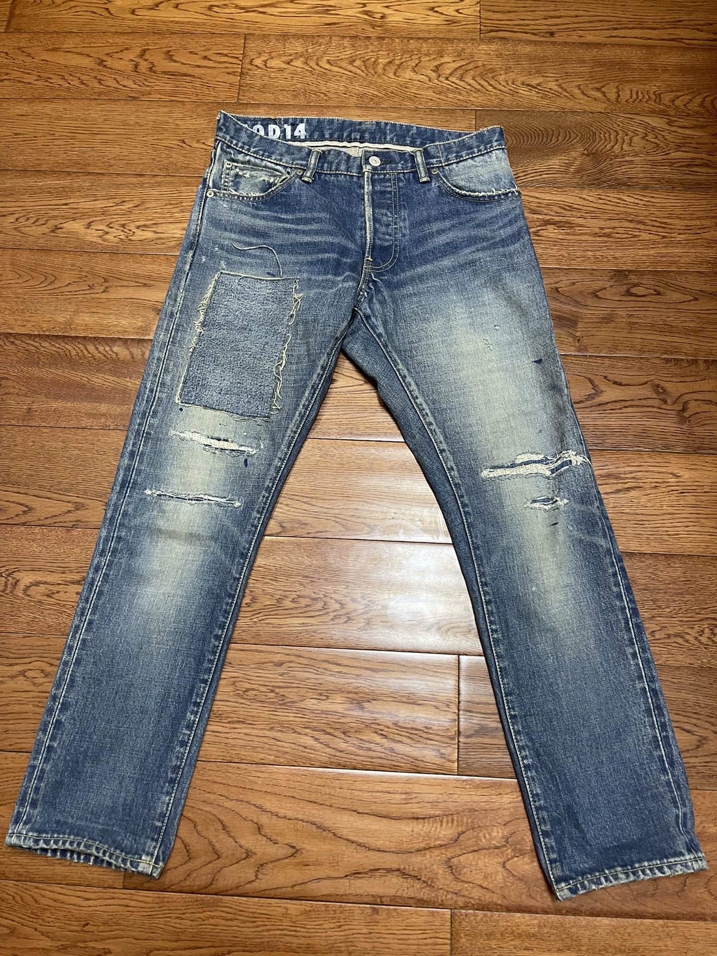 Visvim VISVIM 18SS 10D014 Wash destroyed Cow King jeans Size US 32 / EU 48 - 1 Thumbnail